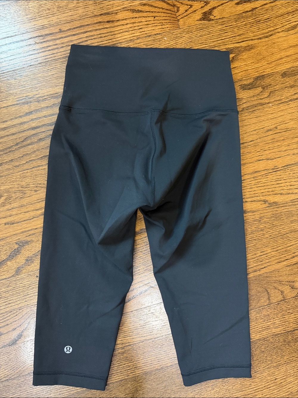 lululemon athletica Kids Black Cropped Performance Leggings